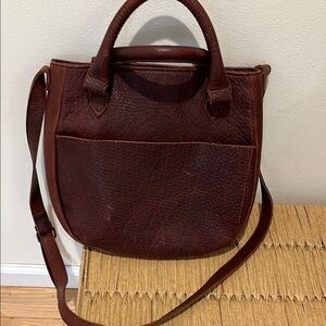 Brown Leather Tote Bag